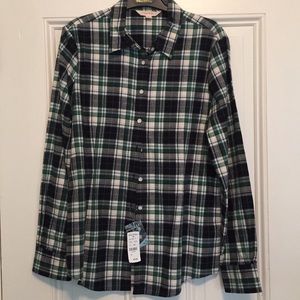 NWT New Brooks Brothers Plaid Shirt Size 10